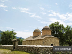 Μεταβυζαντινός Ιερός Ναός του Αγίου Νικολάου, Περιβόλι Γρεβενων